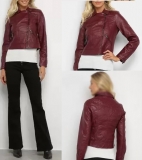 Jaqueta Cropped Facinelli Perfecto PU Feminina