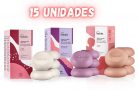 Conjunto de Sabonetes em Barra Puro Vegetal Tododia (3 caixas (1 ameixa e flor de baunilha, 1 cereja e avelã e 1 tâmara e canela) com 5 unidades de 90 g cada)