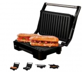 Grill Mallory Asteria Compact Retangular 900W – com Chapa Antiaderente com Coletor de Gordura