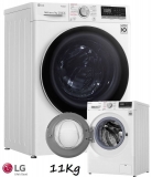 Lavadora de Roupas Smart LG SVC4 FV5011WG4 Motor – Inverter 11Kg com Inteligência Artificial AIDDTM
