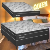 Cama Box Queen Size (Box + Colchão em Molas) – Plumatex Búzios