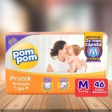 Fralda Pom Pom Protek Proteção de Mãe Mega