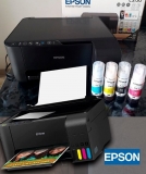 Multifuncional Epson EcoTank L3150 – Tanque de Tinta Colorida, Wi-Fi Direct, USB, Bivolt