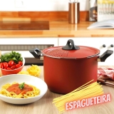 Espagueteira Antiaderente Vermelha La Cuisine By Brinox