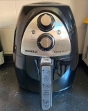 Fritadeira Elétrica Sem Óleo Mondial Air Fryer Family NAF-03I 4 Litros Inox Preta
