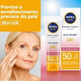 Protetor Solar Nivea Sun Beauty Expert Facial Pele Normal A Seca Fps 50 50G, Nivea