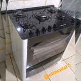Fogão 5 Bocas Mesa de Vidro Continental Branco – Acendimento Automático FC5VB