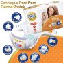 Fralda Pom Pom Derma Protek Mega M 48Un, Pom Pom, Laranja, Médio