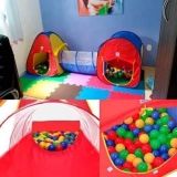 Toca 3 em 1 Braskit House – com 80 Bolinhas