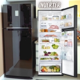 Geladeira/Refrigerador Samsung Frost Free Inverter – Duplex Black Look 460L PowerVolt Evolution RT46