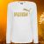 Camiseta Puma Metallic Manga Longa Feminina