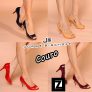 Peep Toe Couro Jorge Bischoff Salto Fino