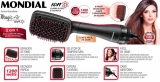 Escova Secadora Mondial, Magic Air Íon, 127V, Vermelho/Preto, 1200W – ES-01