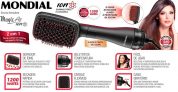 Escova Secadora Mondial, Magic Air Íon, 127V, Vermelho/Preto, 1200W – ES-01