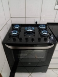 Fogão 5 Bocas Electrolux Prata e Preto – Acendimento Automático 76GS