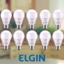 Kit Lâmpadas LED 10 Unidades Branca E27 4,9W – 6500K Elgin Bulbo A55
