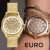 Relógio, Analógico, EURO, EU2039JH/4X, feminino, Ouro