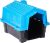 Casa Eco Colors Dog House Evolution Nº1 Azul Pet Injet para Cães