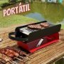 Churrasqueira à Carvão Portátil Metávila – Bag Grill BG200EV com Grelha