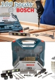 Kit Ferramentas Bosch 100 Peças X-Line – com Maleta