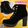 Bota Moleca Salto Alto Feminina