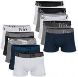 Kit Com 10 Cuecas Boxer De Cotton 10.0 Cueca Boxer, Polo Match, Masculino