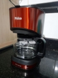 Cafeteira Elétrica Philco PCF17 Inox Red – Vermelha e Preta 15 Xícaras