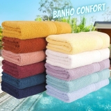 Jogo de Toalha Banho Confort 4 Peças – Casa e Conforto By Buddemeyer