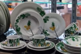 Aparelho de Jantar Chá 30 Peças Hauskraft – Porcelana Redondo Tropical