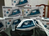 Ferro a Vapor Mondial, Base Antiaderente, 127V, 1200W, Azul – F-32