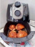 Fritadeira sem óleo, Cook Fryer, 110v, Preto, Cadence