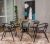 Conjunto de Mesa para Área Externa de Alumínio – com 4 Cadeiras Ios Móveis CJMB409100M