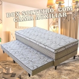 Cama Box Solteiro Umaflex com Cama Auxiliar – 44x188x88cm Atenas