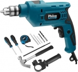 Furadeira Pfu01Mf 127V, Philco, 051101003, Azul/ Preto/Cinza
