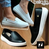 Slip On Beira Rio Básico Liso Feminino