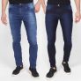 Kit Calça Jeans Skinny Evidence Estonada C/ 2 Peças Masculina