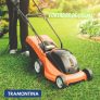 Cortador De Grama Elétrico Tramontina Ce35p Com Diâmetro De Corte De 350 Mm Coletor Rígido E Chassi De Plástico 1300 W 127 V 1300w