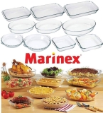 Conjunto de Refratários, 10 Peças, Incolor, Marinex