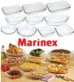 Conjunto de Refratários, 10 Peças, Incolor, Marinex