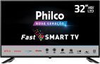 Smart TV Philco PTV32N5SE10H, 32” Polegadas, Tela D-LED HD, Conversor Digital, 2 HDMI, 2 USB, Preta