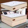 Cama Box Casal (Box + Colchão) Gazin – Mola Ensacada 67cm de Altura Diamante