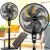 Ventilador de Coluna, Air Timer Style TS+, Preto/Grafite, 110v, Mallory