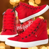 Tênis Coca-Cola Shoes Atlanta Zipper feminino