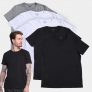 Kit Camiseta Básica Ultimato Masculina – 5 Peças