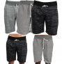 KIT 3 Bermudas Moletom Masculino
