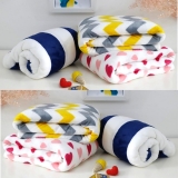 Cobertor Solteiro Estampado Comfy Coração – Basic+