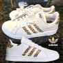 Tênis Infantil Adidas Grand Court Leopardo