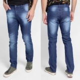 Calça Jeans Ecxo Cintura Média Masculina