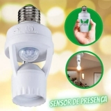 Sensor de Presença para Iluminação com Soquete, Intelbras, ESP 360 S, Branco
