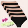 Kit 10 Cintura Alta Feminina Trifil